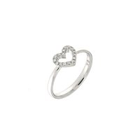 Ringe Mirco Visconti Dame in Weißgold Diamante Z579